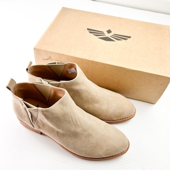 FORTRESS OF INCA Ankle Boots Womens 7 Daniela Smoke Suede Pull On Booties - Picture 12 of 12